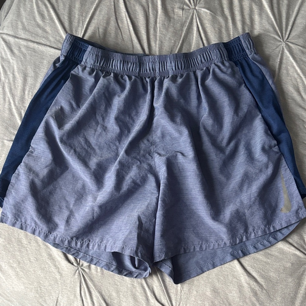 Nike Men's Blue Dri-Fit Running Shorts
